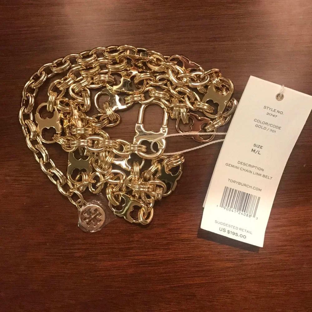 Gold Chain Drop Belt - Womens Accessory